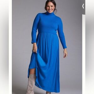 Anthropologie Thea Twofer Sweater Top Dress XL